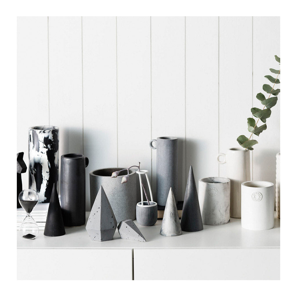 01-028-S-NAT - Zakkia - Concrete Cone - Small Natural