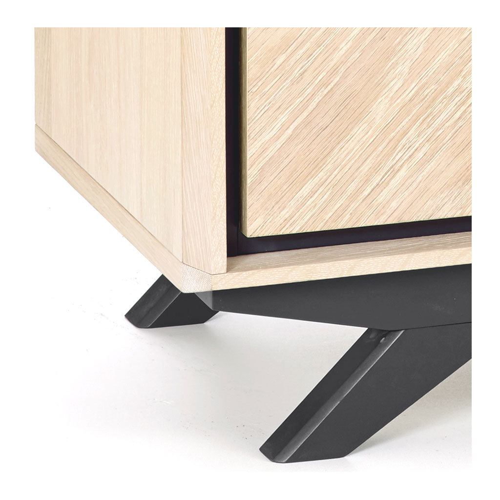 Archer Modern Scandinavian Wooden Oak Bookcase