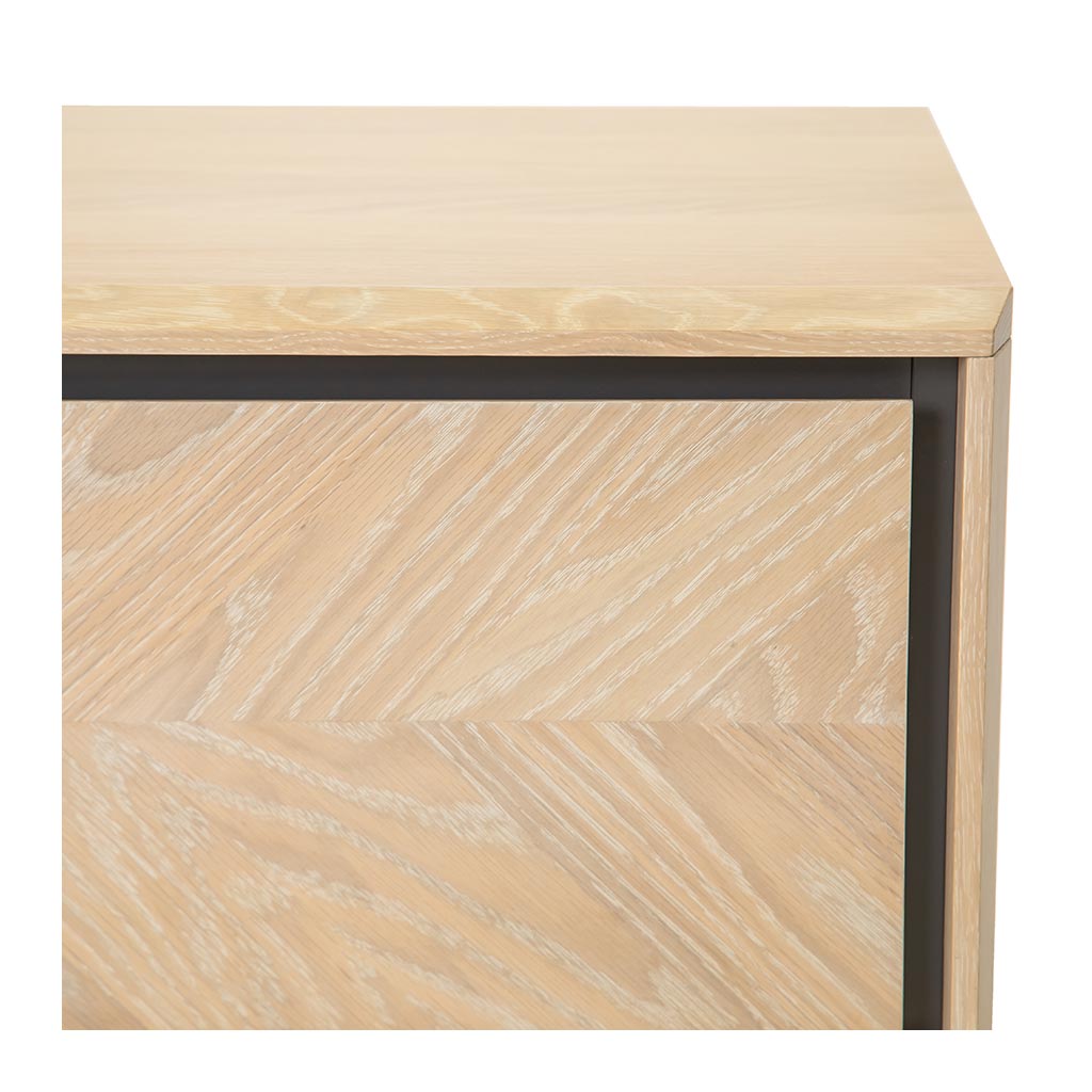 Archer Modern Scandinavian Wooden Oak Wide Entertainment Unit INTERIOR SECRETS  TV2003-VN Helga Entertainment TV Unit