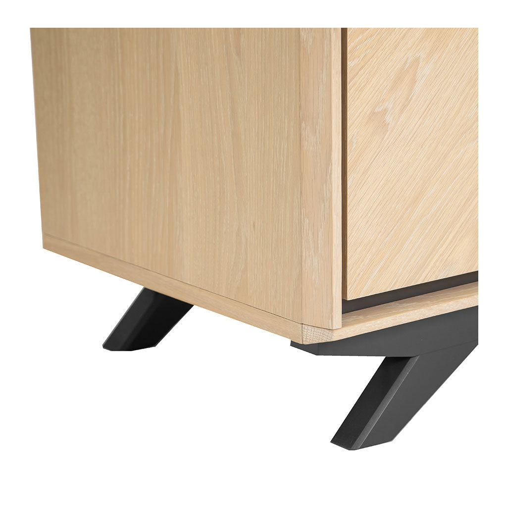 Archer Modern Scandinavian Wooden Oak Sideboard INTERIOR SECRETS  DT2011-VN Helga Narrow Sideboard and Buffet