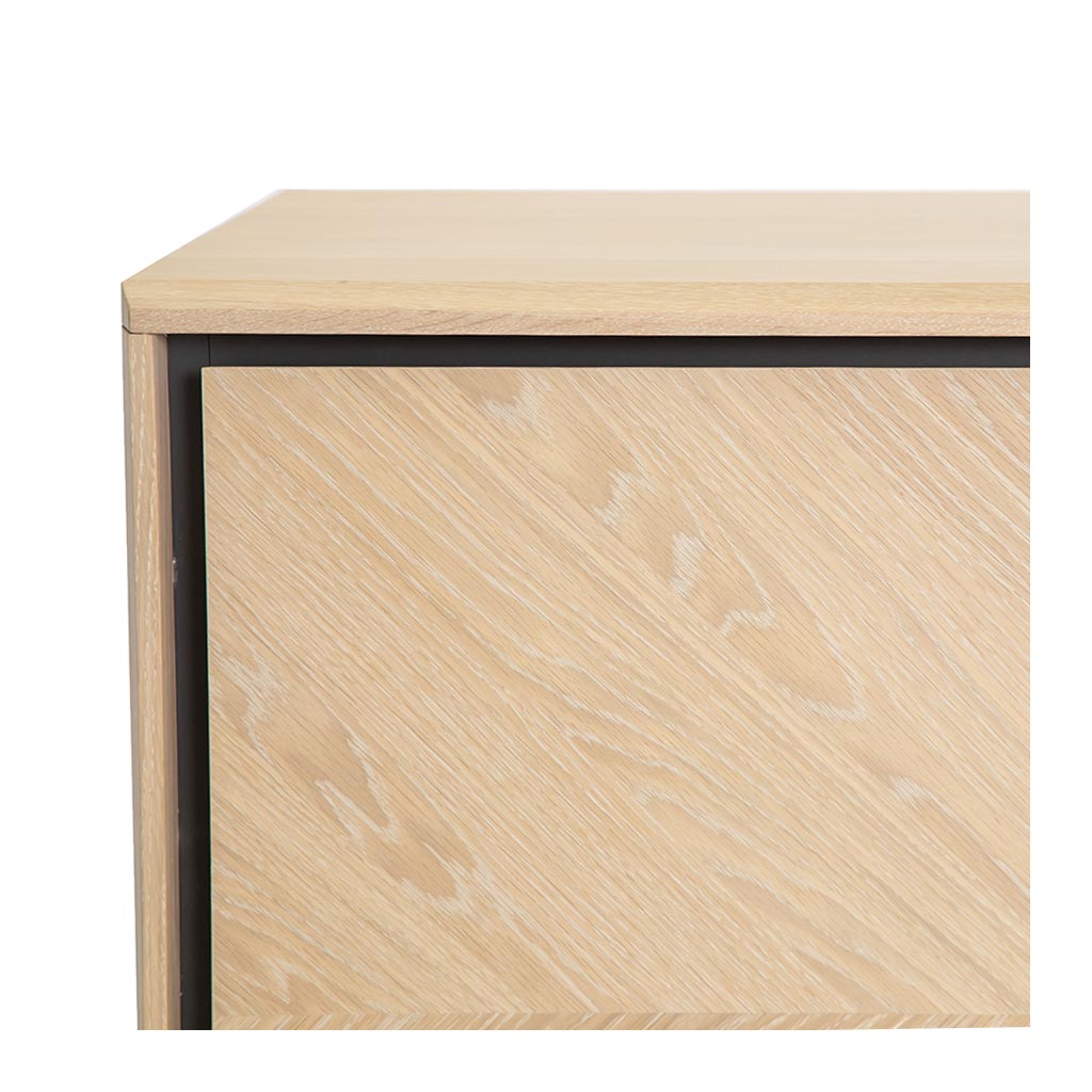 Archer Modern Scandinavian Wooden Oak Sideboard INTERIOR SECRETS  DT2011-VN Helga Narrow Sideboard and Buffet