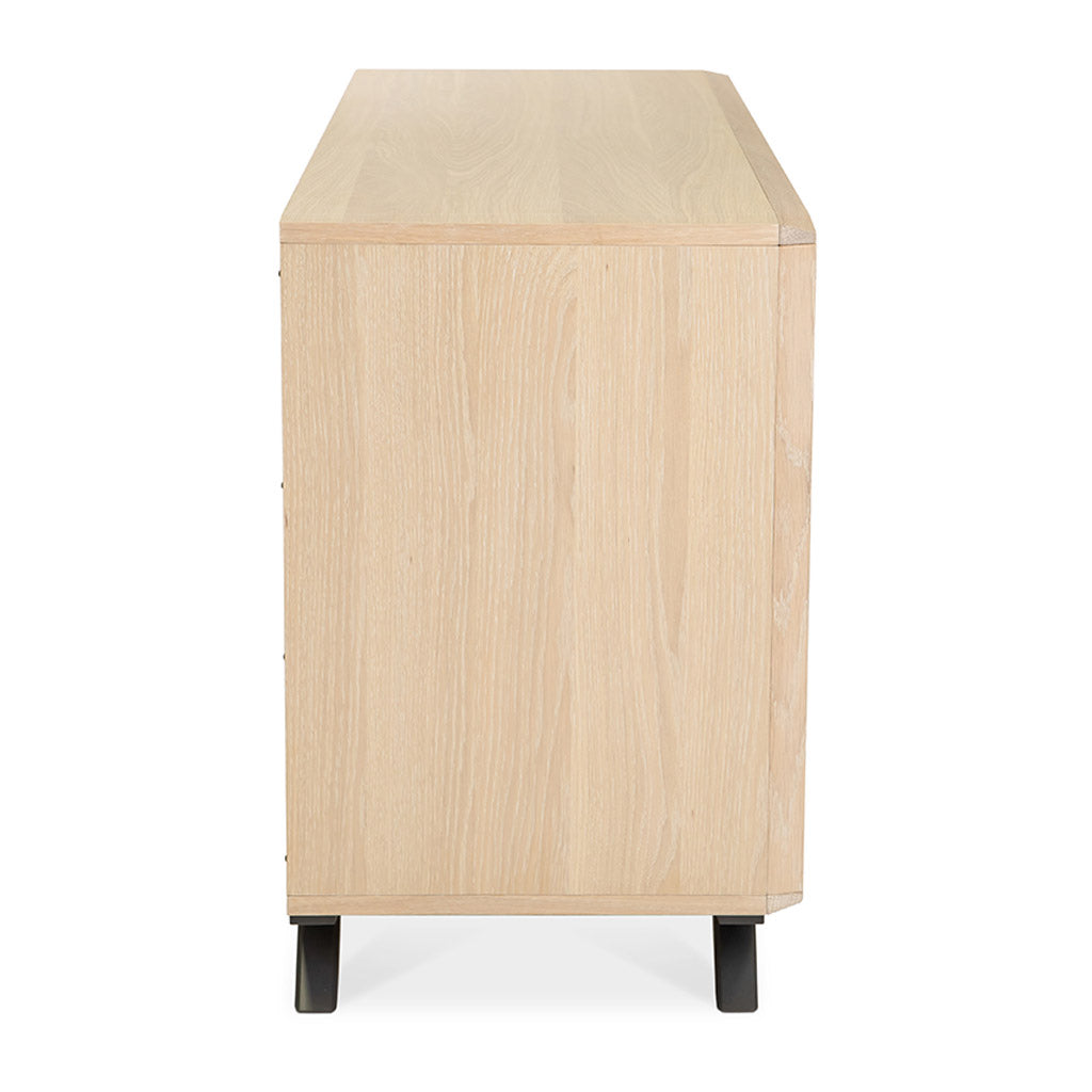Archer Modern Scandinavian Wooden Oak Sideboard INTERIOR SECRETS  DT2011-VN Helga Narrow Sideboard and Buffet