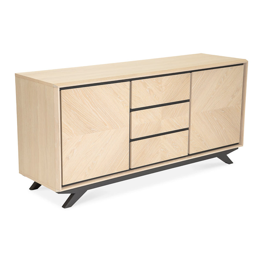 Archer Modern Scandinavian Wooden Oak Sideboard INTERIOR SECRETS  DT2260-VN Helga Wide Sideboard And Buffet
