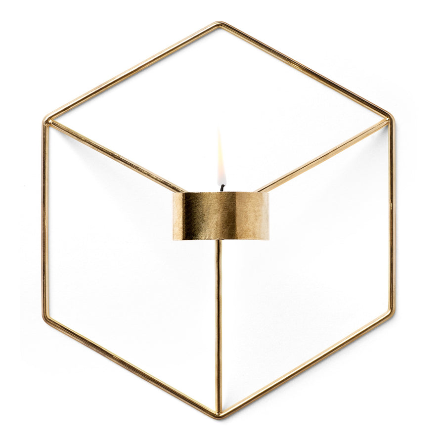 Candle Holders Menu POV Wall Candle Holder - Brass 4766839
