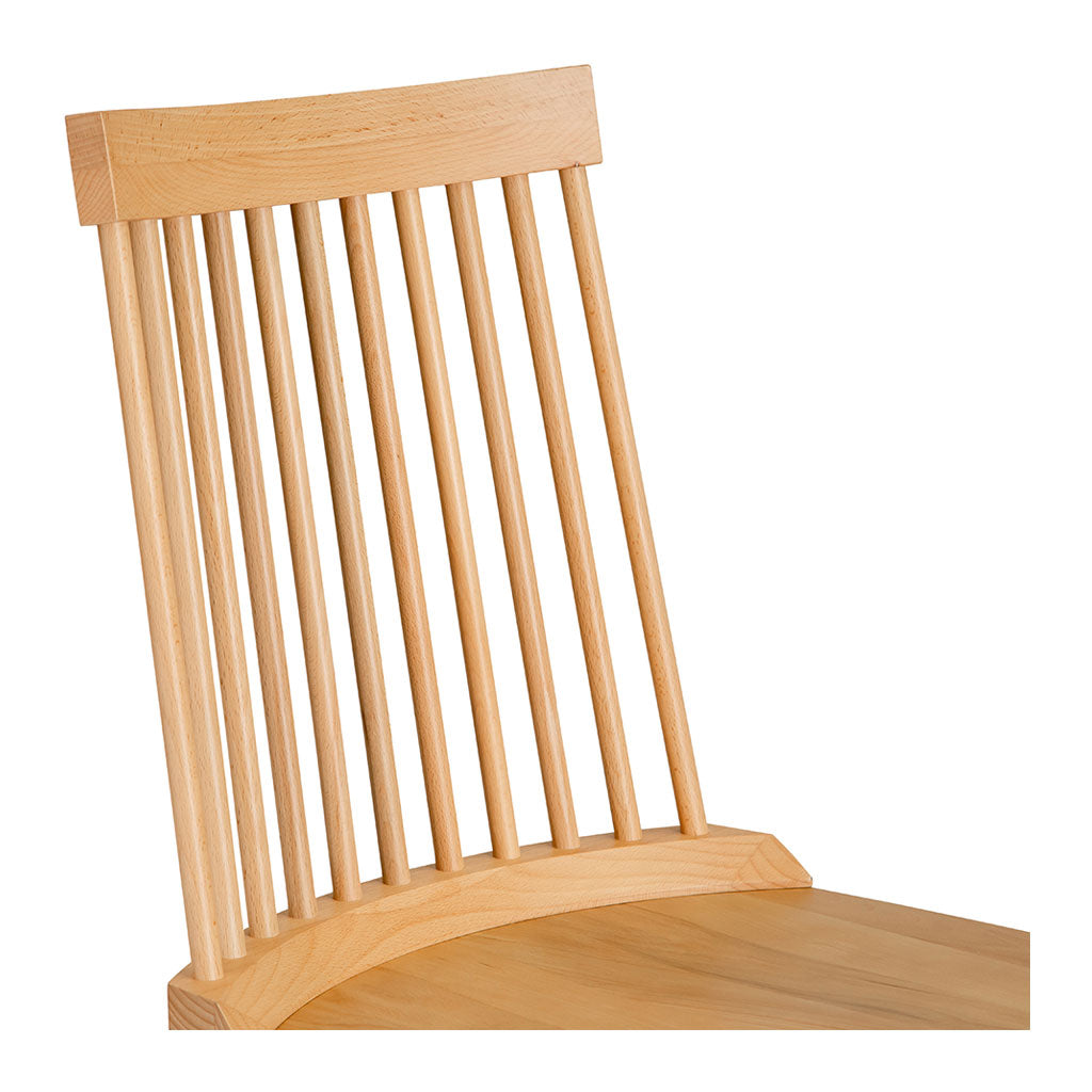 Elsa Scandinavian Wooden European Beech Spindle Dining Chair INTERIOR SECRETS DC790-VN Miles Spindle Back Dining Chair