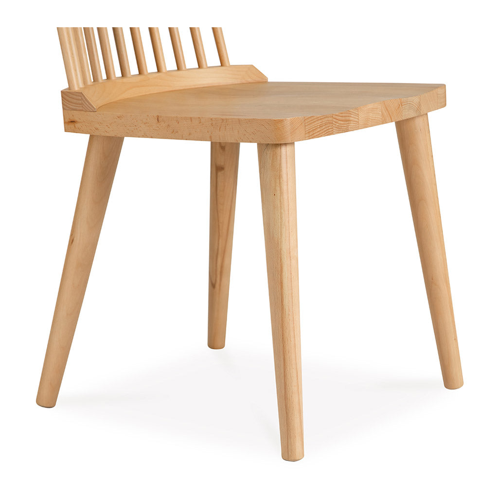 Elsa Scandinavian Wooden European Beech Spindle Dining Chair INTERIOR SECRETS DC790-VN Miles Spindle Back Dining Chair