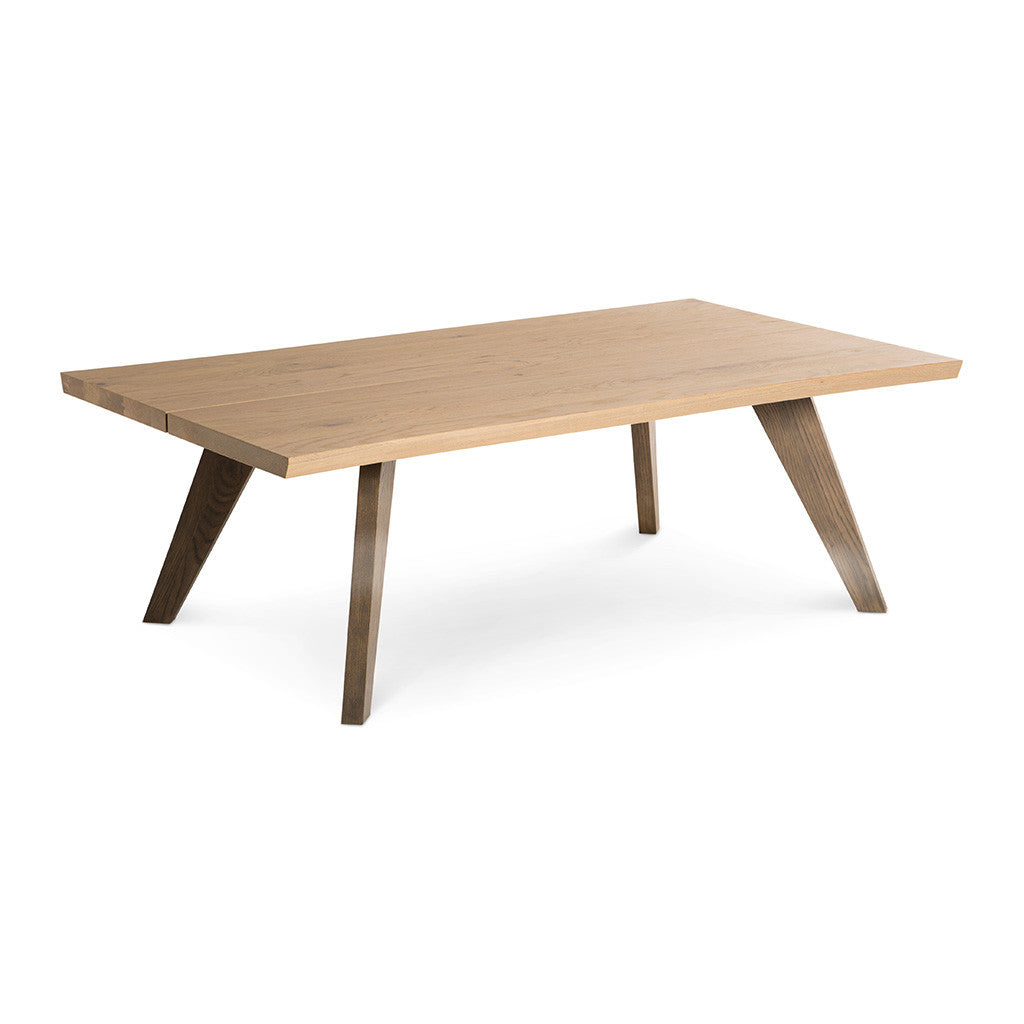 Fredrik Rustic Industrial Scandinavian Wooden Oak Coffee Table