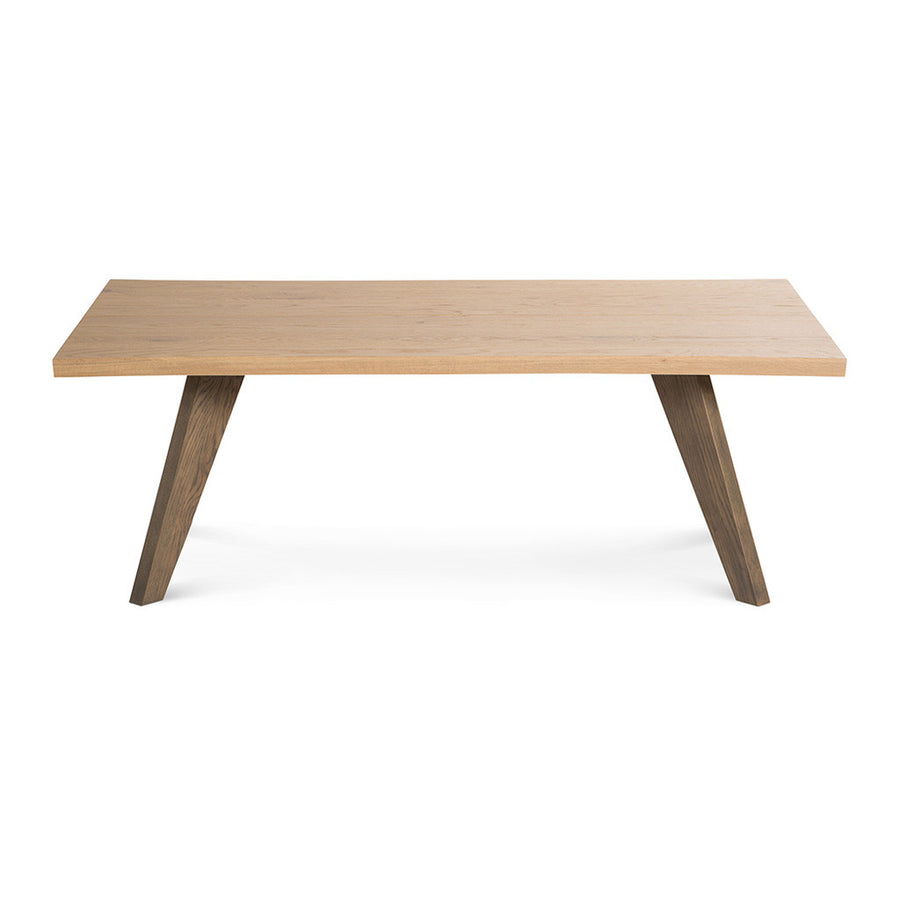 Fredrik Rustic Industrial Scandinavian Wooden Oak Coffee Table