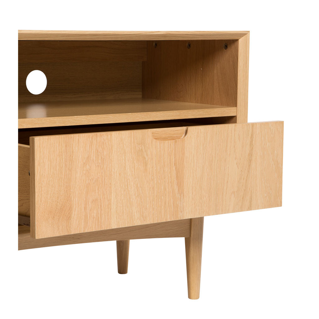 Ingrid Retro Scandinavian Wooden Oak Wide Entertainment Unit BROSA ETUMIA16OAK Mia Large Entertainment Unit, INTERIOR SECRETS  TV2117-VN Johansen Scandinavian TV Entertainment Unit With 3 Drawers - Natural, MATT BLATT  Stockholm 3 Drawer Entertainment Unit