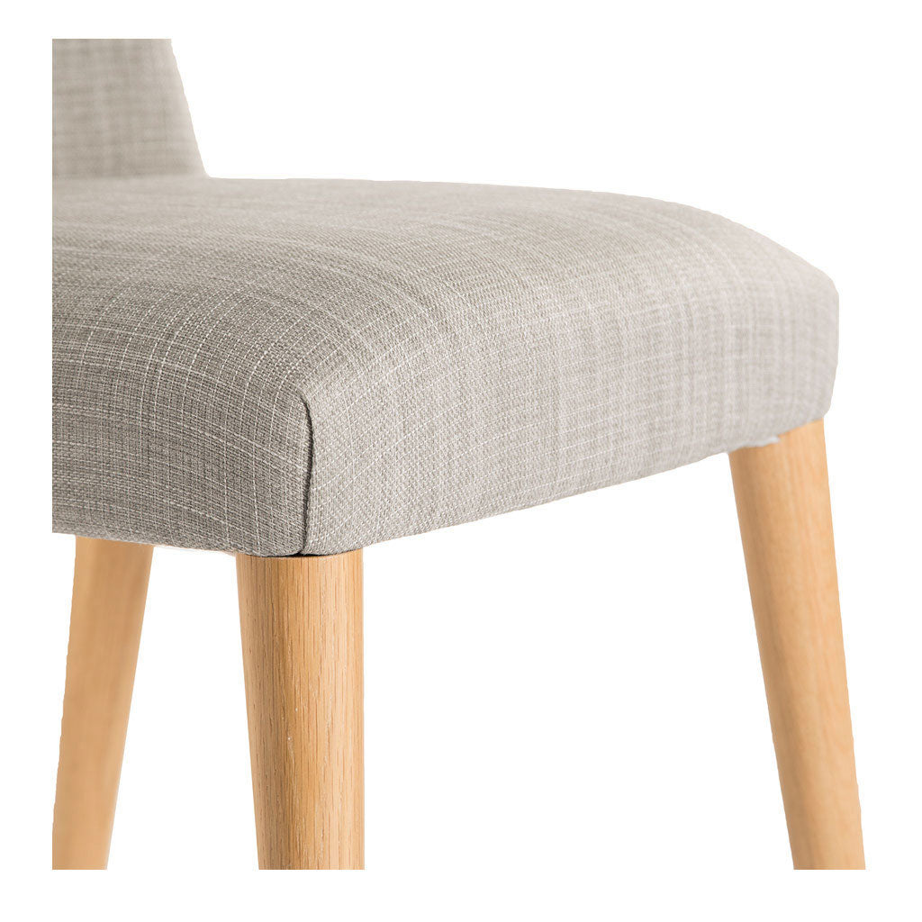 Josefine Scandinavian Wooden Oak and Grey Linen Dining Chair INTERIOR SECRETS DC789STE-VN Miles Scandinavian Upholstered Modern Dining Chair MATT BLATT Norfolk Dining Chair