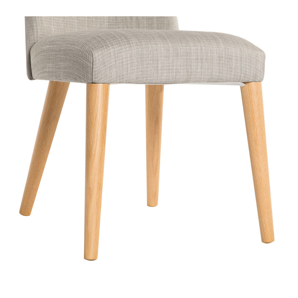 Josefine Scandinavian Wooden Oak and Grey Linen Dining Chair INTERIOR SECRETS DC789STE-VN Miles Scandinavian Upholstered Modern Dining Chair MATT BLATT Norfolk Dining Chair