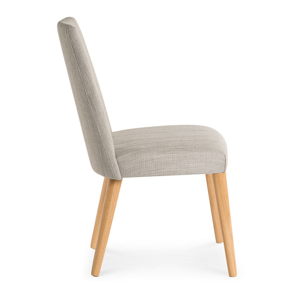 Josefine Scandinavian Wooden Oak and Grey Linen Dining Chair INTERIOR SECRETS DC789STE-VN Miles Scandinavian Upholstered Modern Dining Chair MATT BLATT Norfolk Dining Chair