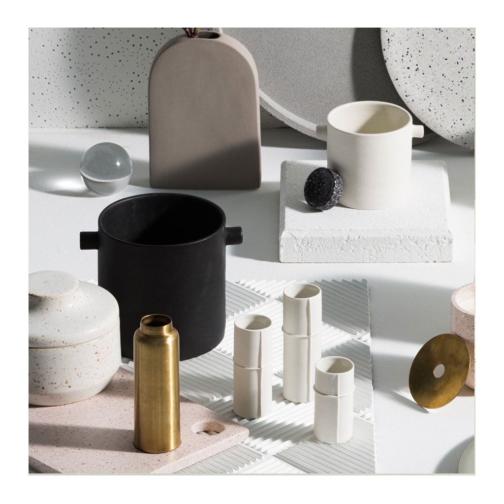 Other décor Zakkia Handle Pot - Large, Charcoal Black 170106004LBLK