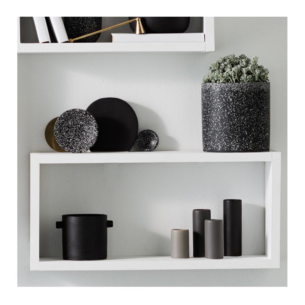 Other décor Zakkia Handle Pot - Small, Charcoal Black 170106004SBLK lifestyle