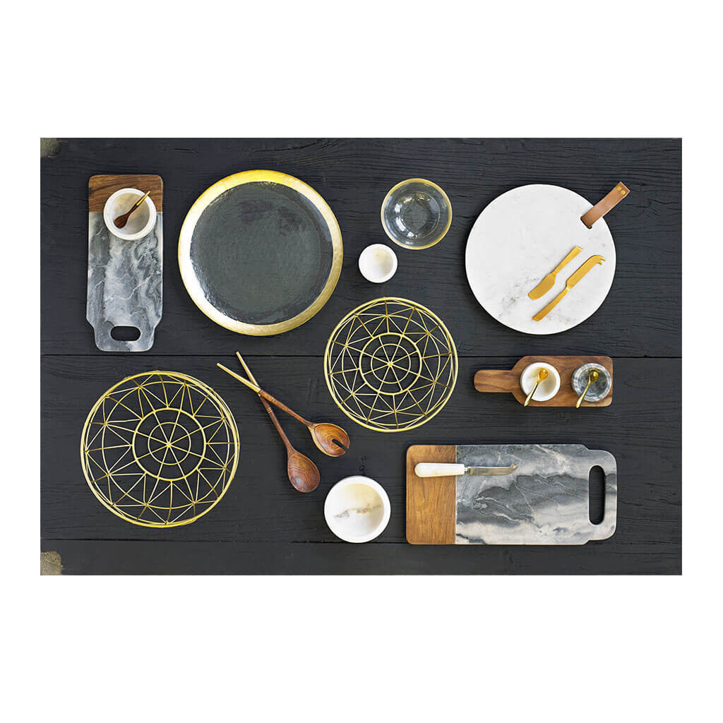 Servingware Amalfi Marble Round Serving Board lifestyle A1032