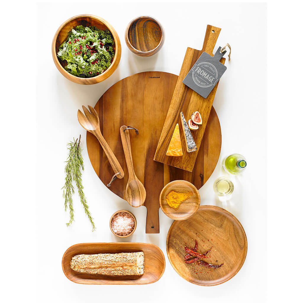 Servingware Davis & Waddell Acacia Salad Servers DTA0022 lifestyle