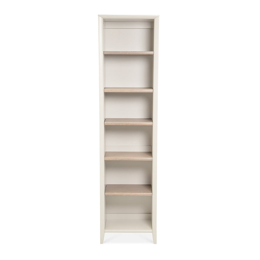 Sienna French Provincial Wooden Oak Narrow Bookcase / Bookshelf