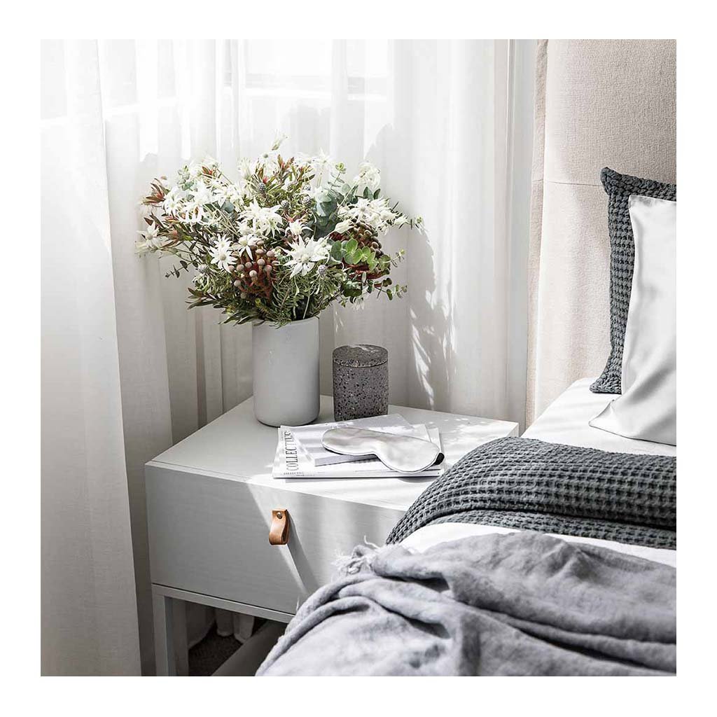 Sleepy Silk, Silk Eye Mask - Dove Grey Grey Silk Sleep Mask (SS-EM-GR00), Silky Tots Silk Eye Mask, Slip Sleep Mask, SHHH Silk Silk Eye Mask