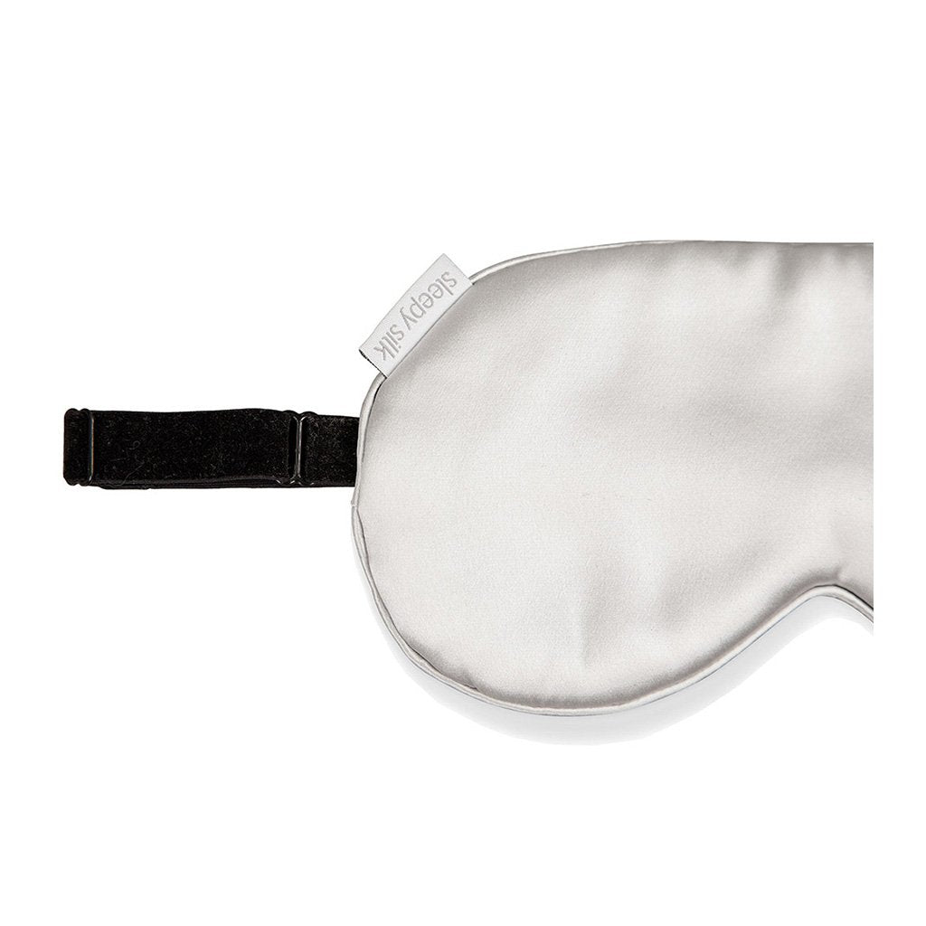 Sleepy Silk, Silk Eye Mask - Dove Grey Grey Silk Sleep Mask (SS-EM-GR00), Silky Tots Silk Eye Mask, Slip Sleep Mask, SHHH Silk Silk Eye Mask