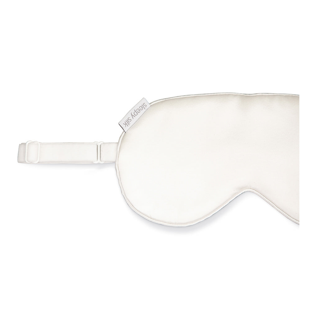 Sleepy Silk, Silk Pillowcase + Silk Eye Mask Set - Ivory White Silk Sleep Mask (SS-PE-WH00), Silky Tots Silk Pillow Slip + Silk Eye Mask, SLIP Beauty to Go! Travel Set, SHHH Silk Travel Set