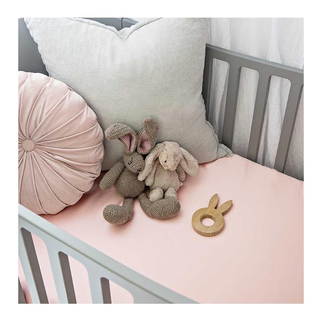 Sleepy Silk, Silk Fitted Sheet for Cots / Cribs - Blush Pink (SS-FC-PK00) for baby hair loss and baby bald spots, Silky Tots 100% Silk Cot Sheet, Pawda Baby 100% Mulberry Silk Cot Full Fitted Sheet, Monday Silks, Baby Tresses Cot Bed Sheet