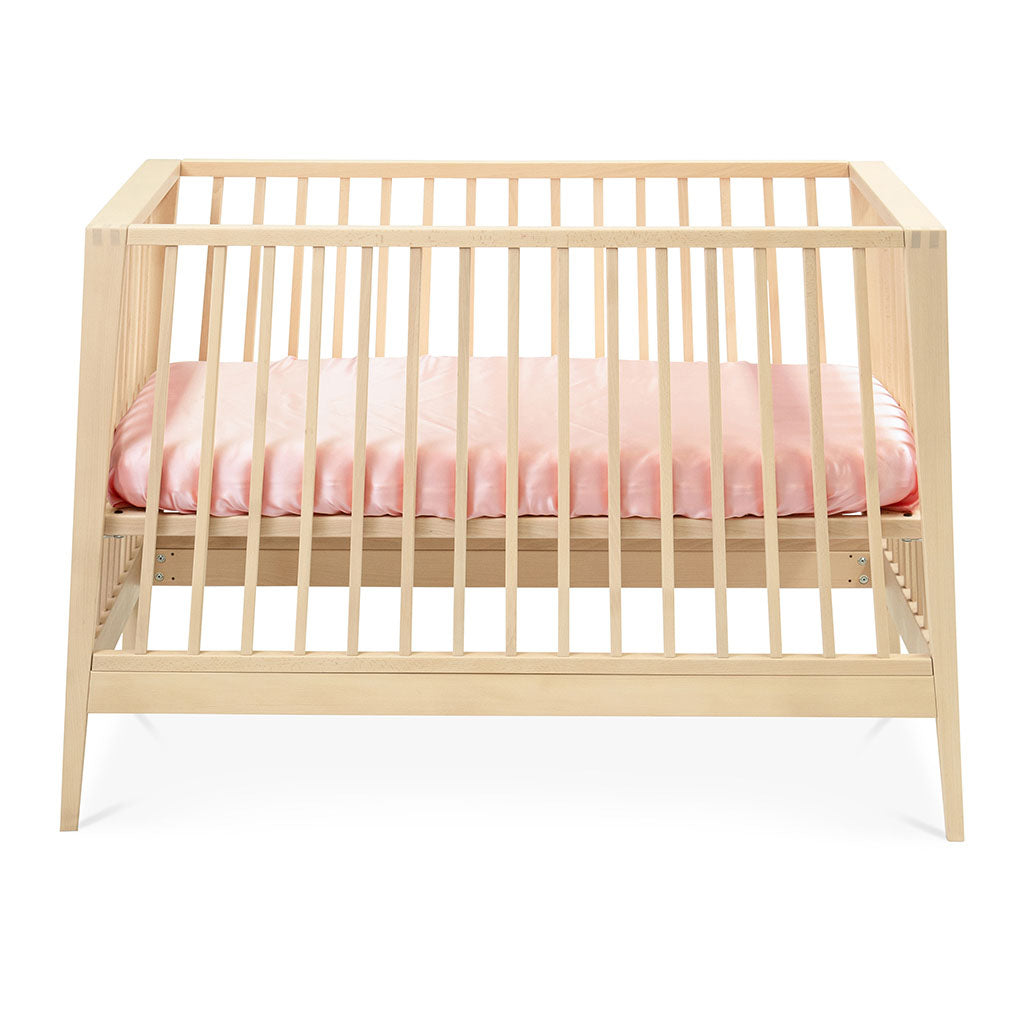 Sleepy Silk, Silk Fitted Sheet for Cots / Cribs - Blush Pink (SS-FC-PK00) for baby hair loss and baby bald spots, Silky Tots 100% Silk Cot Sheet, Pawda Baby 100% Mulberry Silk Cot Full Fitted Sheet, Monday Silks, Baby Tresses Cot Bed Sheet