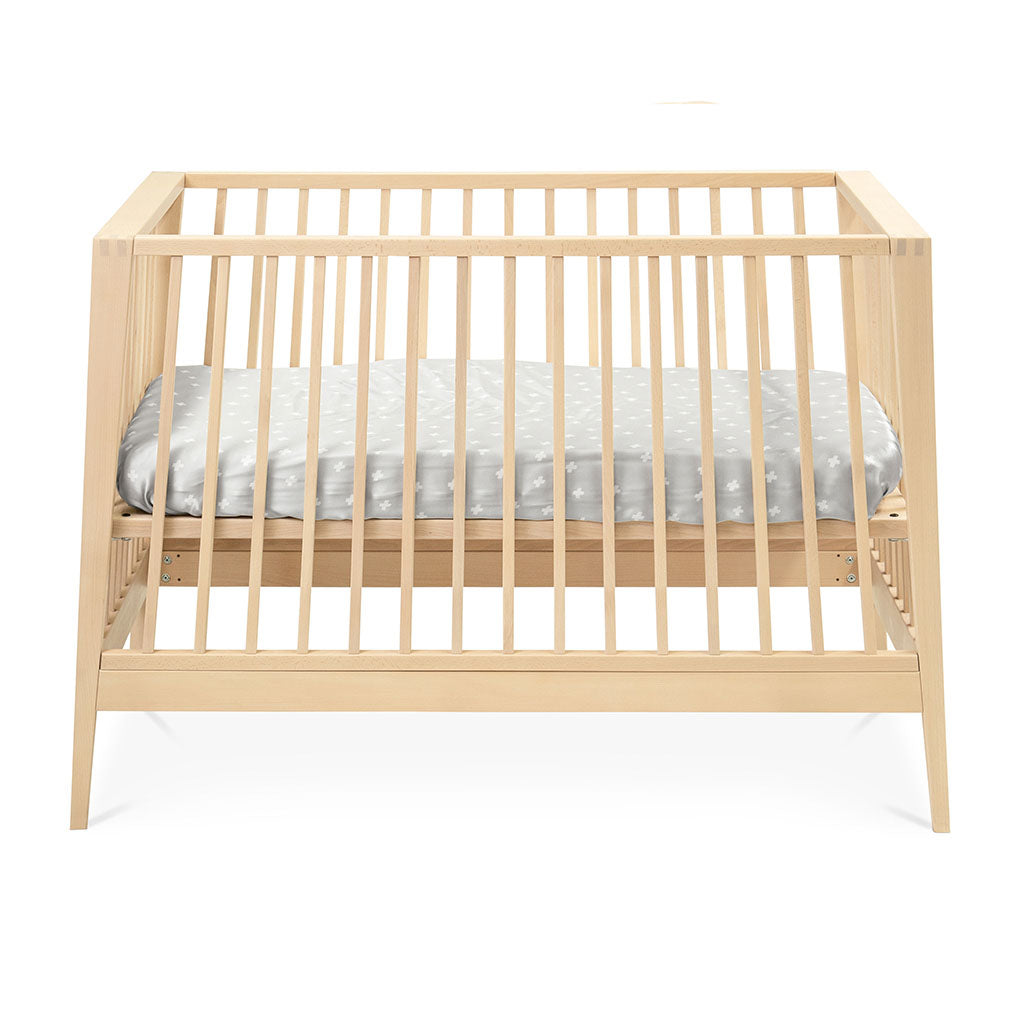 Sleepy Silk, Silk Fitted Sheet for Cots / Cribs - Dove Grey Crosses Grey - crosses (SS-FC-GR01) for baby hair loss and baby bald spots, Silky Tots 100% Silk Cot Sheet, Pawda Baby 100% Mulberry Silk Cot Full Fitted Sheet, Monday Silks, Baby Tresses Cot Bed Sheet