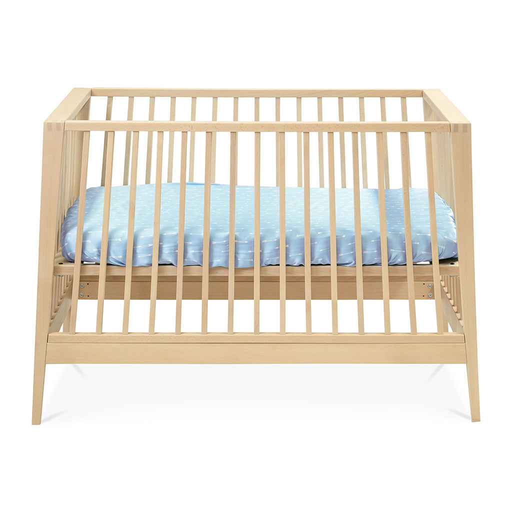 Sleepy Silk, Silk Fitted Sheet for Cots / Cribs - Sky Arrows Blue - pattern (SS-FC-BL01) for baby hair loss and baby bald spots, Silky Tots 100% Silk Cot Sheet, Pawda Baby 100% Mulberry Silk Cot Full Fitted Sheet, Monday Silks, Baby Tresses Cot Bed Sheet