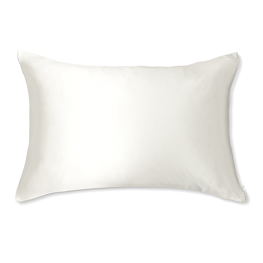Sleepy Silk, Silk Pillowcase - Ivory White (SS-PC-WH00), Silky Tots Double Sided Silk Pillow Slip, Pawda Baby 100% Mulberry Silk Junior or Adult Pillow Case, Slip Pillowcase, SHHH Silk Silk Pillowcase