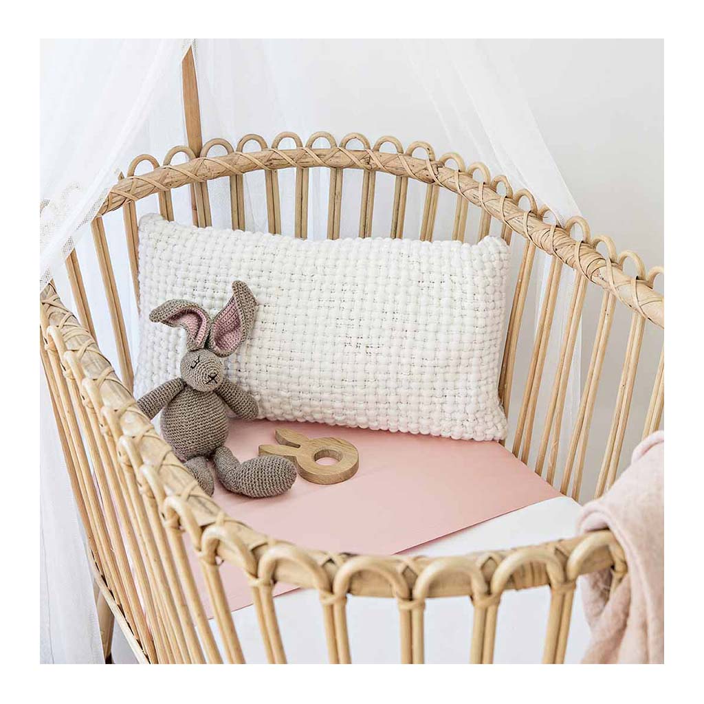 Sleepy Silk, Silk Sleeve for Bassinets - Blush Pink (SS-BS-PK00) for baby hair loss and baby bald spots, Silky Tots Silk Bassinet Slip, Pawda Baby 100% Mulberry Silk Semi Sheet for Bassinet, Monday Silks, Baby Tresses Cot Bed Sheet