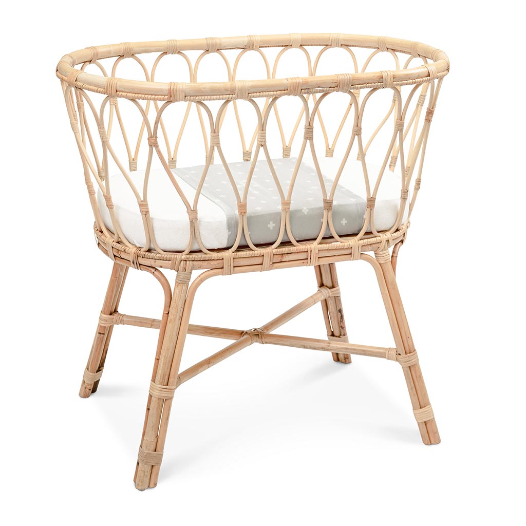 Sleepy Silk, Silk Sleeve for Bassinets - Dove Grey Crosses Grey - pattern (SS-BS-GR01) for baby hair loss and baby bald spots, Silky Tots Silk Bassinet Slip, Pawda Baby 100% Mulberry Silk Semi Sheet for Bassinet, Monday Silks, Baby Tresses Cot Bed Sheet