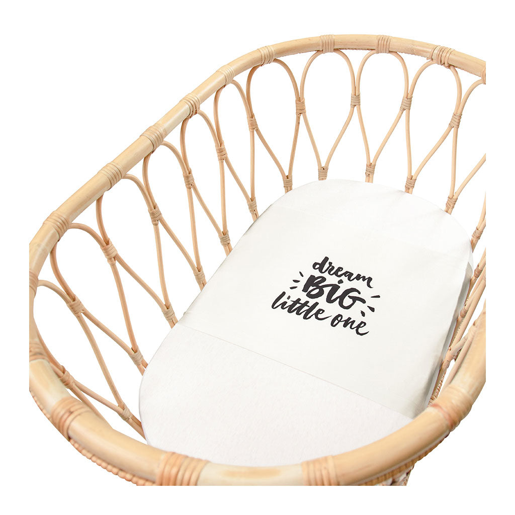 Sleepy Silk, Silk Sleeve, Set of 2 (Bassinet & Cot / Crib Sleeve) - Dove Grey - Dream Big White - pattern (SS-BC-WH01) for baby hair loss and baby bald spots, Silky Tots Silk Cot Slip + Silk Bassinet Slip, Pawda Baby 100% Mulberry Silk Cot Semi Sheet and Silk Semi Sheet for Bassinet, Monday Silks, Baby Tresses Cot Bed Sheet