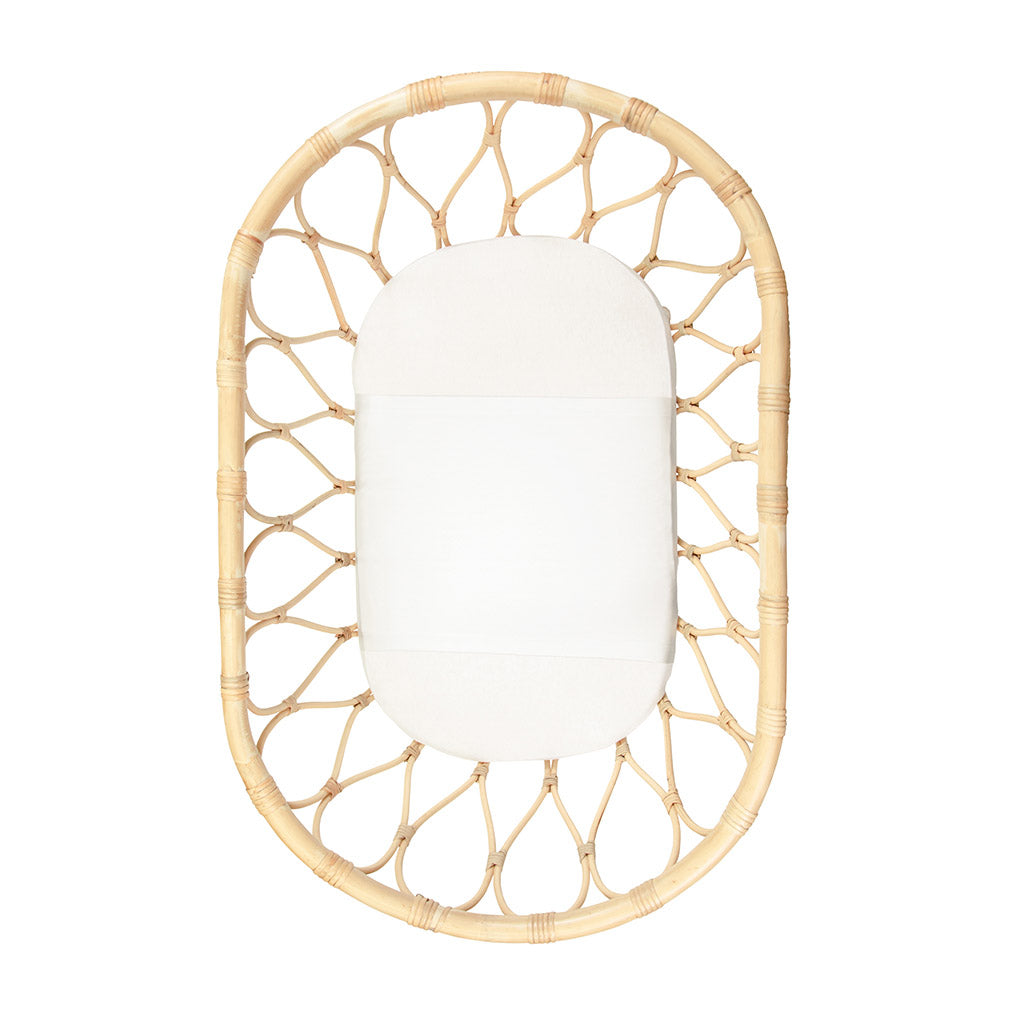 Sleepy Silk, Silk Sleeve for Bassinets - Ivory White (SS-BS-WH00) for baby hair loss and baby bald spots, Silky Tots Silk Bassinet Slip, Pawda Baby 100% Mulberry Silk Semi Sheet for Bassinet, Monday Silks, Baby Tresses Cot Bed Sheet