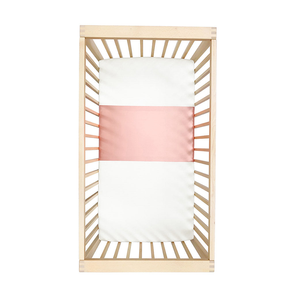 Silk Sleeve Set (1x Bassinet Sleeve and 1x Cot Sleeve) - Blush