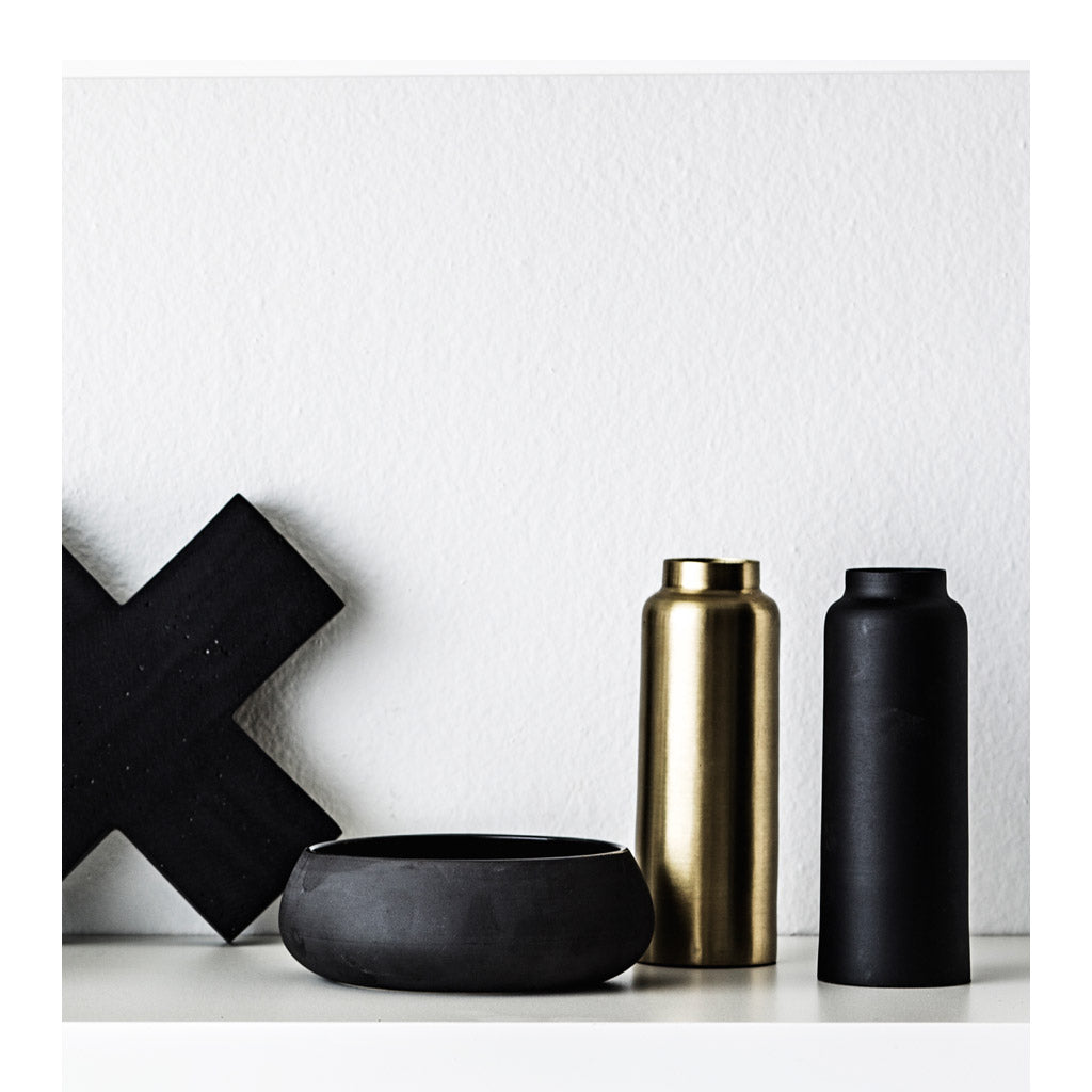 Vases Zakkia Bottle Vase - Brass 01-030-S-BRA