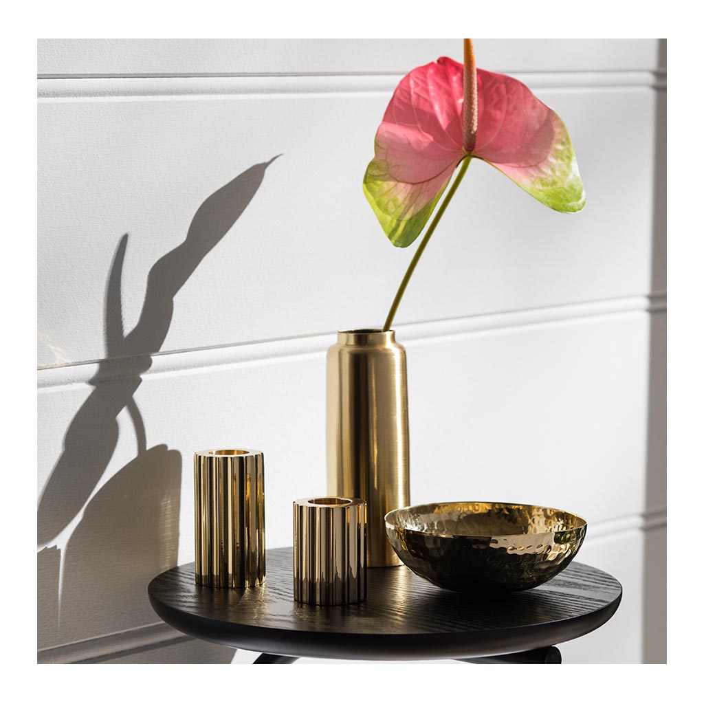 Vases Zakkia Bottle Vase - Brass 01-030-S-BRA