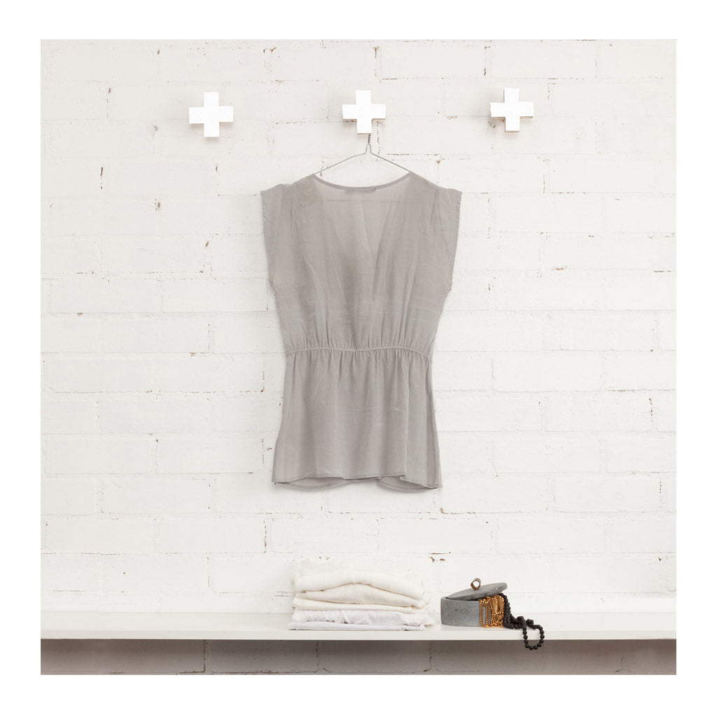 Wall art Zakkia Cross Wall Hook - Large, White 04-002-L-WHI lifestyle