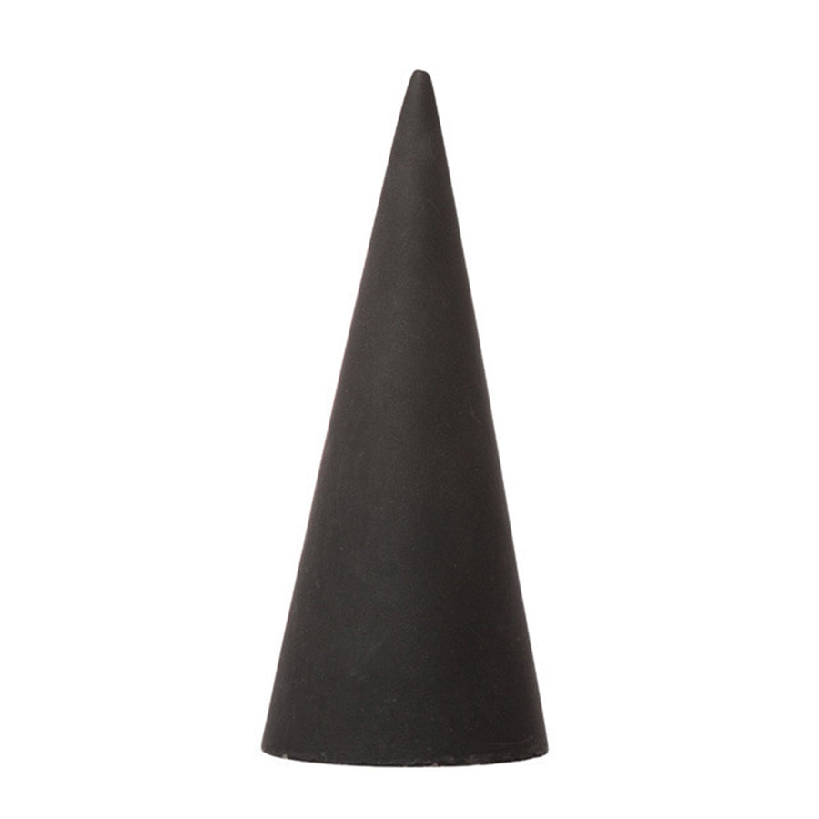 01-028-L-BLA - Zakkia - Concrete Cone - Large Black