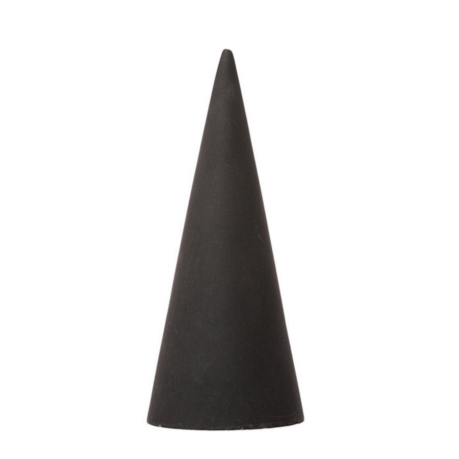 01-028-S-BLA - Zakkia -Concrete Cone - Small Black