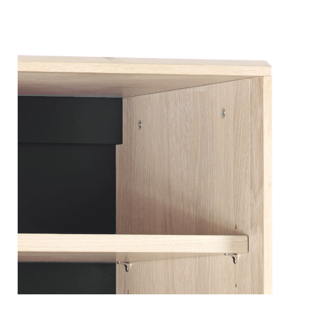 Archer Modern Scandinavian Wooden Oak Bookcase