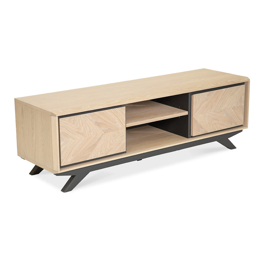 Archer Modern Scandinavian Wooden Oak Wide Entertainment Unit INTERIOR SECRETS  TV2003-VN Helga Entertainment TV Unit