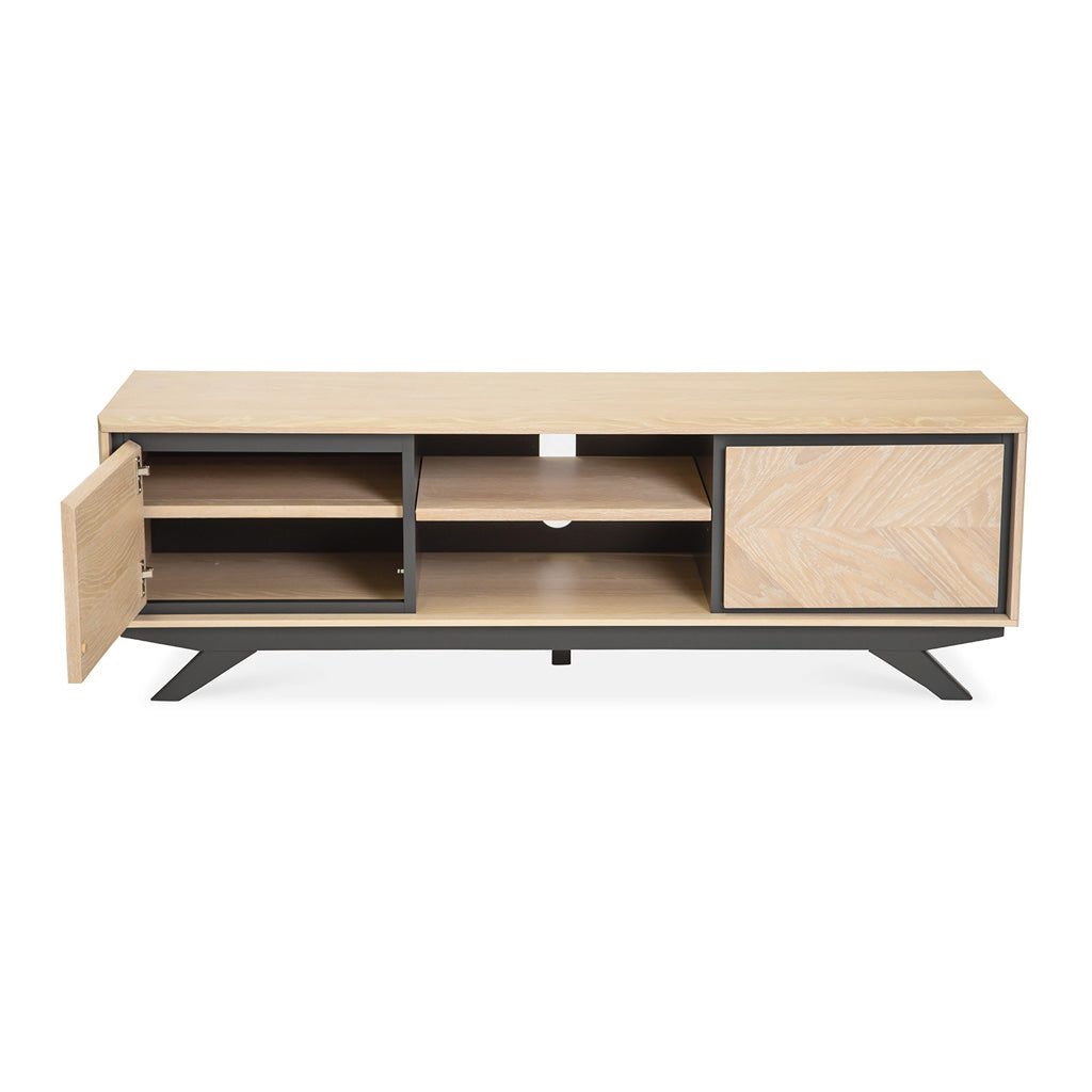 Archer Modern Scandinavian Wooden Oak Wide Entertainment Unit INTERIOR SECRETS  TV2003-VN Helga Entertainment TV Unit