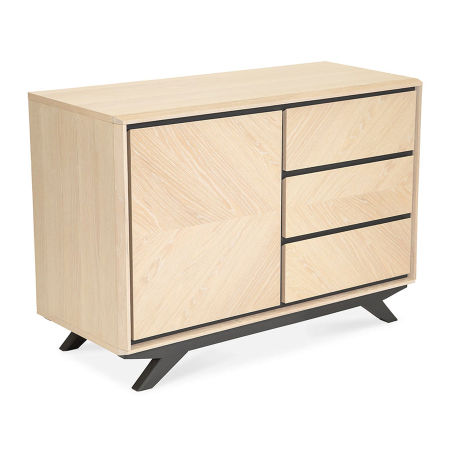 Archer Modern Scandinavian Wooden Oak Sideboard INTERIOR SECRETS  DT2011-VN Helga Narrow Sideboard and Buffet