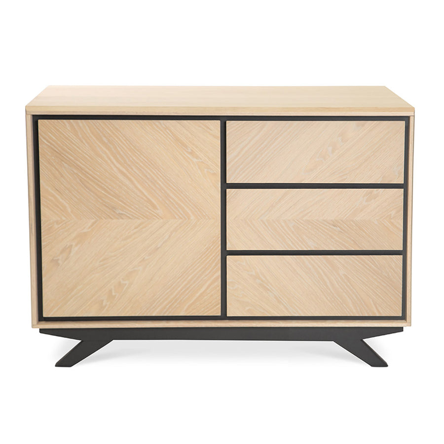 Archer Modern Scandinavian Wooden Oak Sideboard INTERIOR SECRETS  DT2011-VN Helga Narrow Sideboard and Buffet