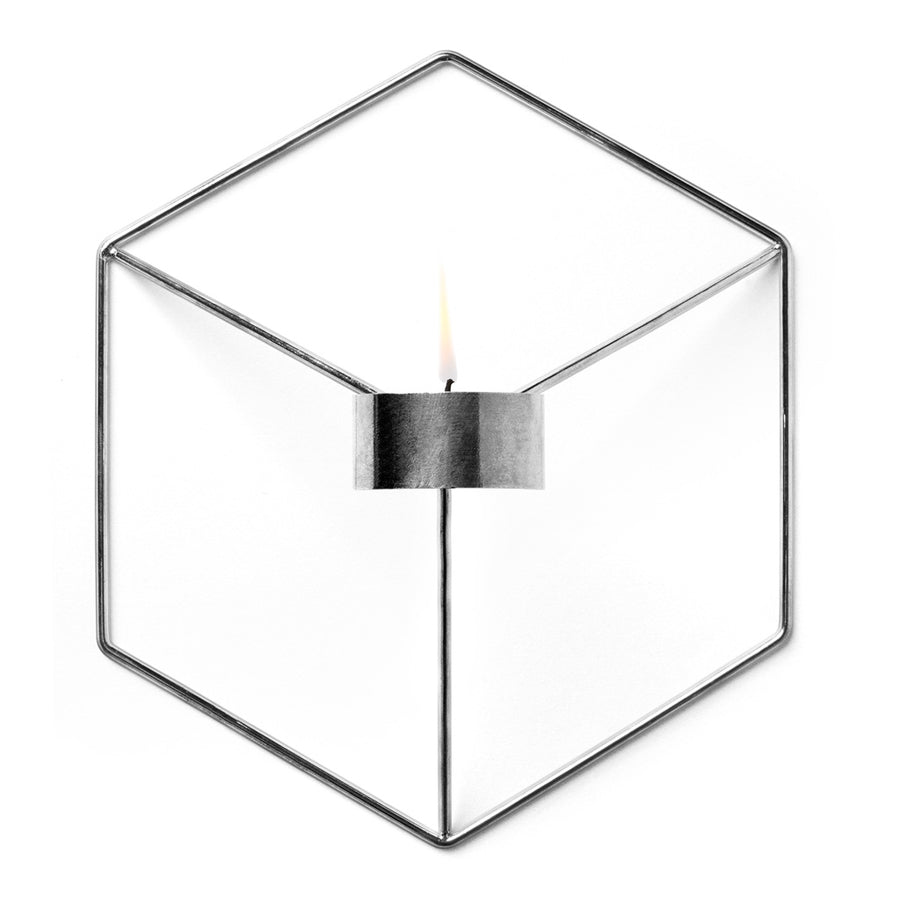 Candle Holders Menu POV Wall Candle Holder - Chrome 4766039