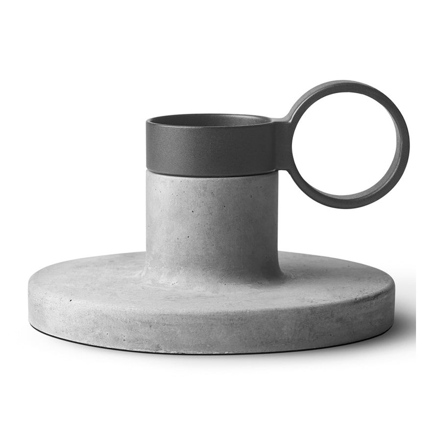 Candle Holders Menu Weight Here Candleholder - Medium, Grey 4757139