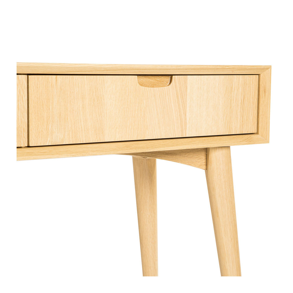Ingrid Retro Scandinavian Wooden Oak Console Table with Drawers BROSA Mia Console Table With Drawers INTERIOR SECRETS DT776-VN Johansen Console Table with Drawers MATT BLATT Stockholm Console Table LIFE INTERIORS Stockholm Console Table Drawer, Oak
