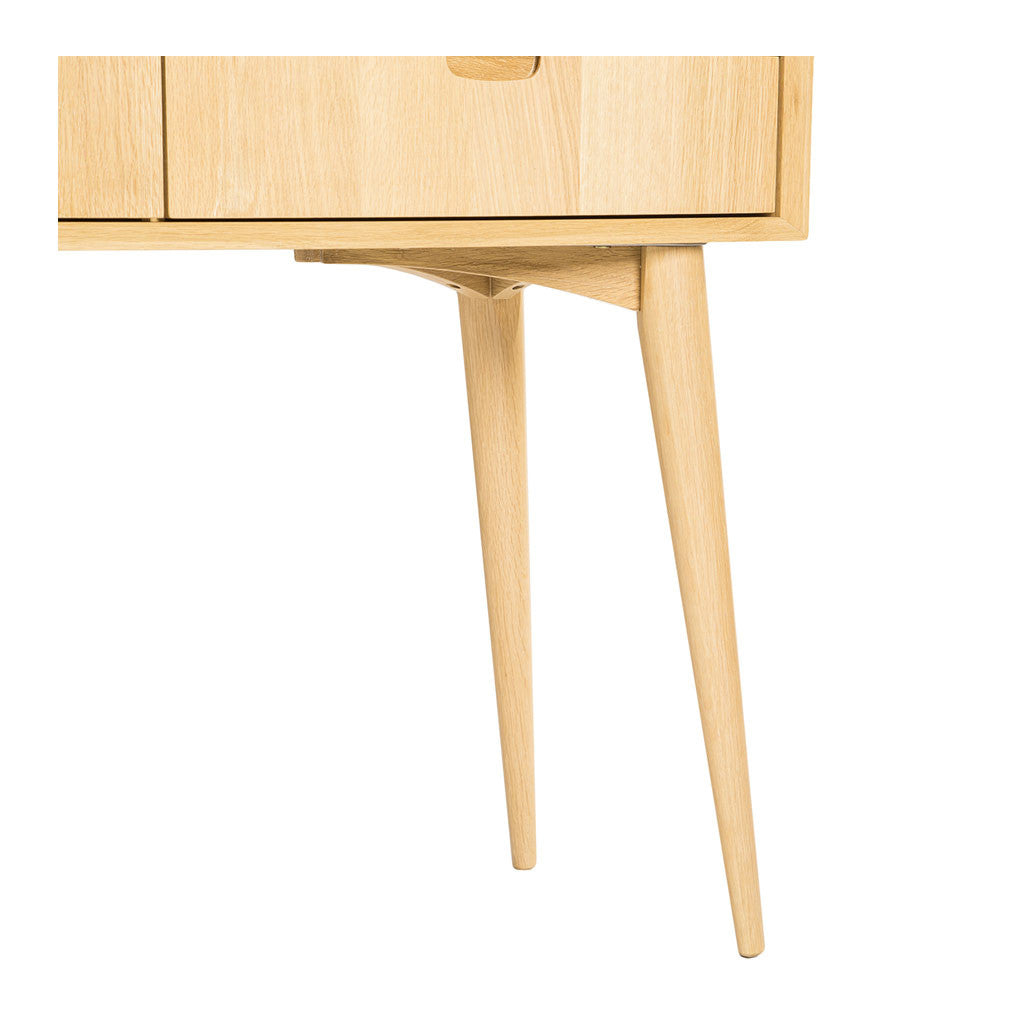 Ingrid Retro Scandinavian Wooden Oak Console Table with Drawers BROSA Mia Console Table With Drawers INTERIOR SECRETS DT776-VN Johansen Console Table with Drawers MATT BLATT Stockholm Console Table LIFE INTERIORS Stockholm Console Table Drawer, Oak