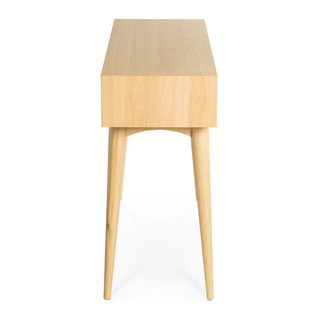 Ingrid Retro Scandinavian Wooden Oak Console Table with Drawers BROSA Mia Console Table With Drawers INTERIOR SECRETS DT776-VN Johansen Console Table with Drawers MATT BLATT Stockholm Console Table LIFE INTERIORS Stockholm Console Table Drawer, Oak