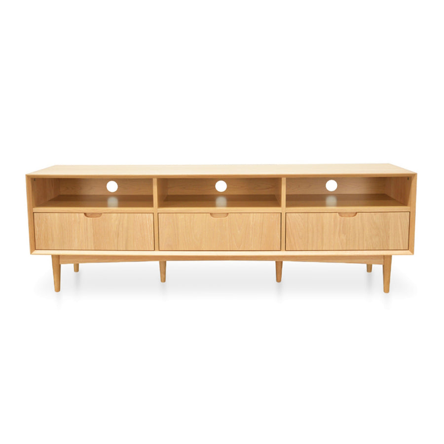 Ingrid Retro Scandinavian Wooden Oak Wide Entertainment Unit BROSA ETUMIA16OAK Mia Large Entertainment Unit, INTERIOR SECRETS  TV2117-VN Johansen Scandinavian TV Entertainment Unit With 3 Drawers - Natural, MATT BLATT  Stockholm 3 Drawer Entertainment Unit